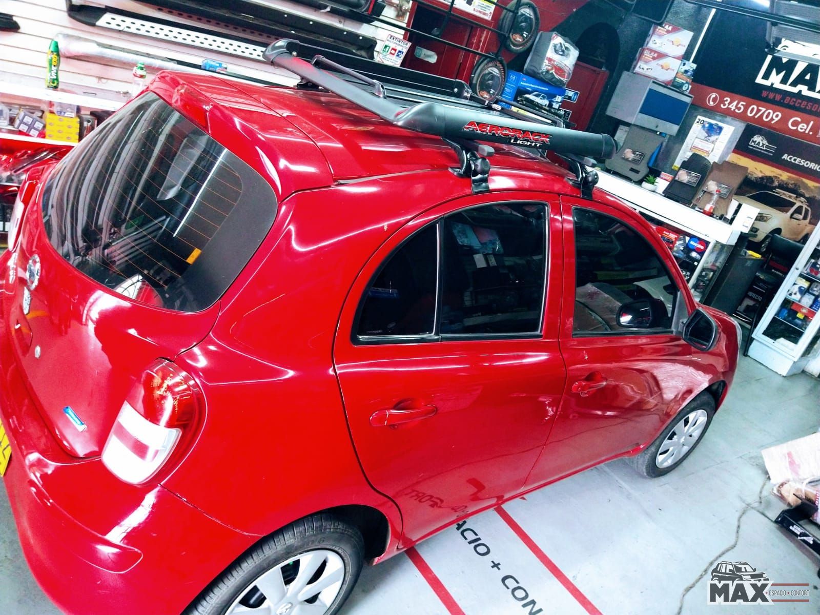 Parrilla de techo para Nissan March Accesorios MAX